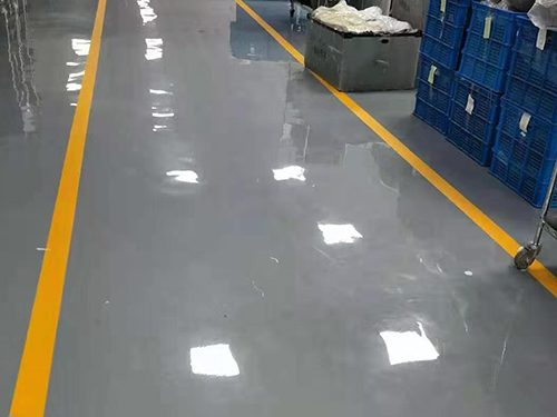 青島電子廠防靜電環(huán)氧地坪案例